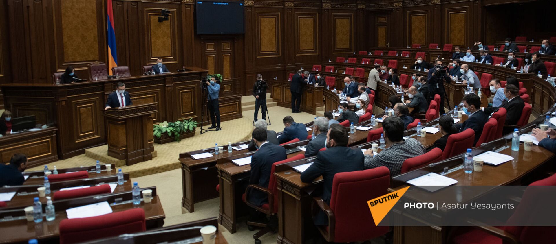Внеочередное заседание Парламента Армении (26 ноября 2020). Еревaн - Sputnik Արմենիա, 1920, 19.03.2021
