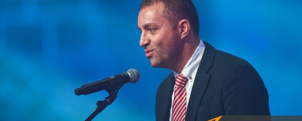 Ваган Керобян на праздничных мероприятиях Дня Независимости Армении (21 сентября 2019). Гюмри - Sputnik Армения