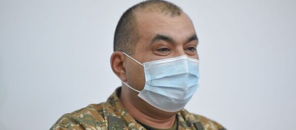 Пресс-конференция замначальника Генштаба ВС РА Тирана Хачатряна (26 ноября 2020). Еревaн Пресс-конференция замначальника Генштаба ВС РА Тирана Хачатряна (26 ноября 2020). Еревaн - Sputnik Արմենիա