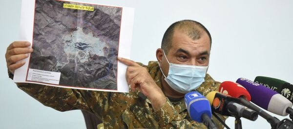 Пресс-конференция замначальника Генштаба ВС РА Тирана Хачатряна (26 ноября 2020). Еревaн Пресс-конференция замначальника Генштаба ВС РА Тирана Хачатряна (26 ноября 2020). Еревaн - Sputnik Արմենիա