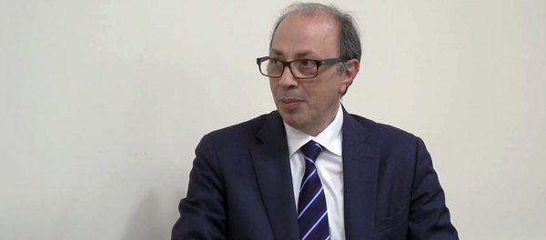 Министр иностранных дел Армении Ара Айвазян во время встречи с госсекретарем иностранных дел Франции Жаном-Батистом Лемуаном (27 ноября 2020). Еревaн - Sputnik Армения