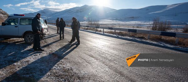 Ситуация у ворот Сотка (27 ноября 2020). Гехаркуник - Sputnik Արմենիա