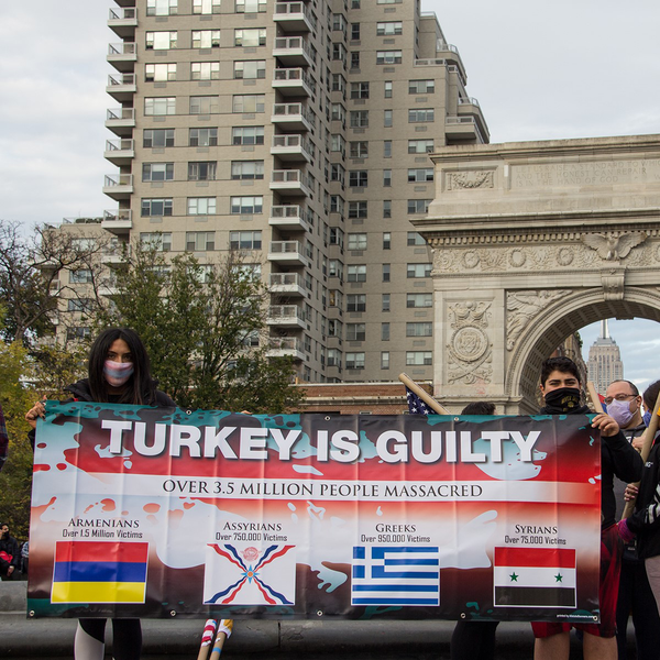 Признайте Арцах: армяне Нью-Йорка провели акцию на Манхеттене - Sputnik Армения