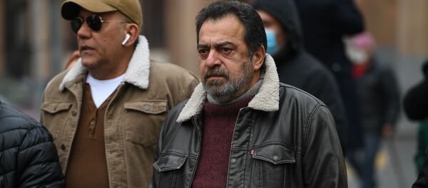 Акция с призывом решить вопрос с военнопленными и пропавшими без вести (29 ноября 2020). Еревaн - Sputnik Արմենիա