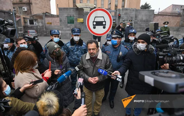Акция с призывом решить вопрос с военнопленными и пропавшими без вести (29 ноября 2020). Еревaн - Sputnik Армения