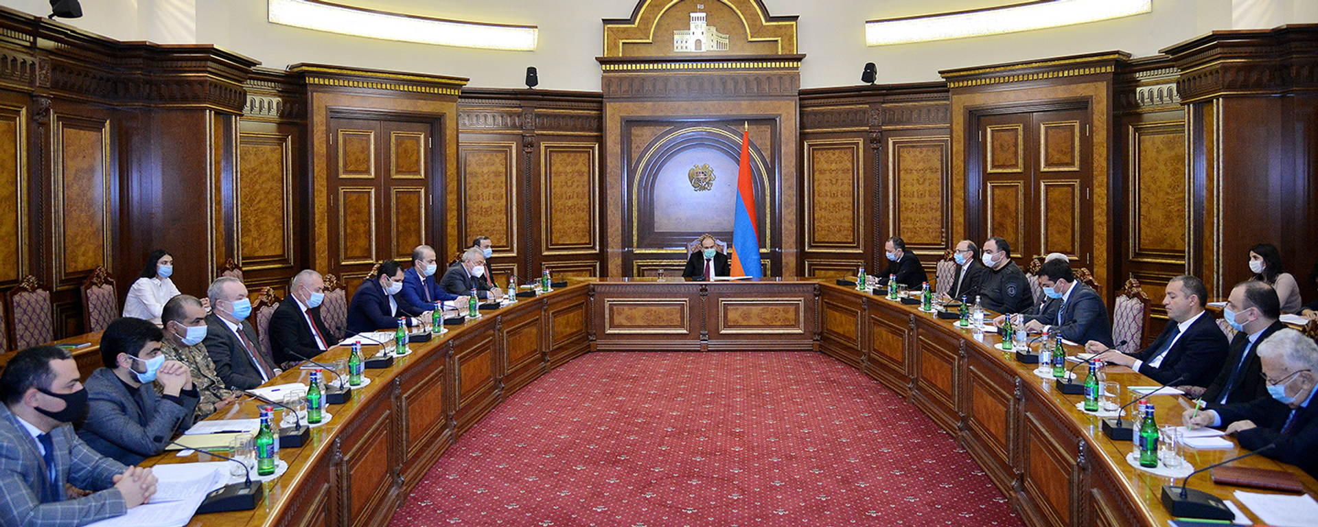 Заседание Военно-промышленного комитета в правительстве Армении (30 ноября 2020). Еревaн - Sputnik Армения, 1920, 30.11.2020