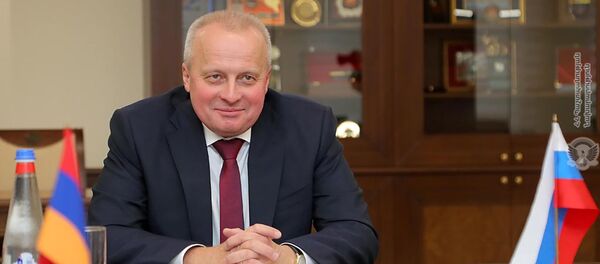 Министр обороны РА Вагаршак Арутюнян принял Чрезвычайного и Полномочного Посла Российской Федерации в Республике Армения Сергея Копыркина (30 ноября 2020). Еревaн - Sputnik Արմենիա