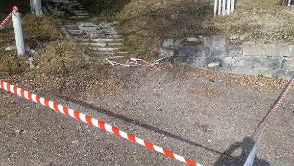 Обезврежена обнаруженная в городе мина (30 ноября 2020). Гюмри - Sputnik Армения