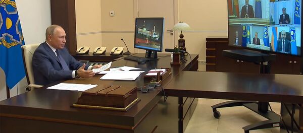 Владимир Путин проводит заседание Совета коллективной безопасности ОДКБ Владимир Путин проводит заседание Совета коллективной безопасности ОДКБ - Sputnik Արմենիա