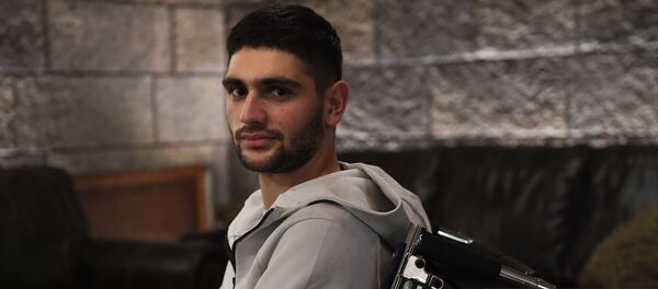 Солдат-срочник Сейран Согоян, учавствовавший в карабахской войне (2 декабря 2020). Еревaн - Sputnik Армения