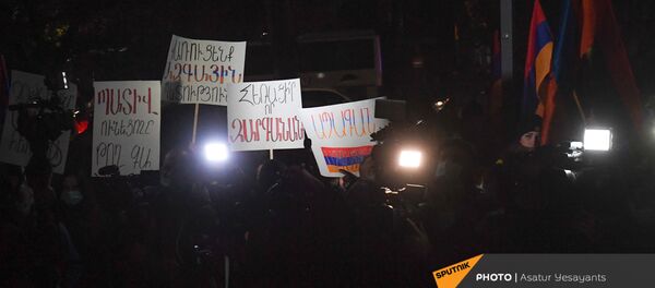 Акция протеста с требованием отставки премьер-министра (2 декабря 2020). Еревaн Акция протеста с требованием отставки премьер-министра (2 декабря 2020). Еревaн - Sputnik Արմենիա