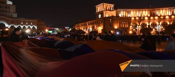 Акция протеста с требованием отставки премьер-министра (2 декабря 2020). Еревaн - Sputnik Արմենիա