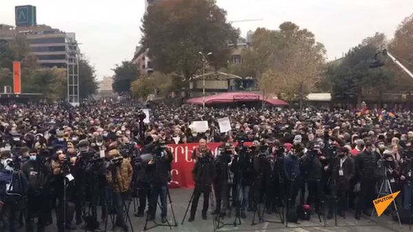 В Ереване стартовал митинг оппозиции – видео  - Sputnik Армения