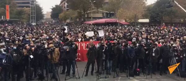 Митинг оппозиции на площади Свободы Митинг оппозиции на площади Свободы - Sputnik Արմենիա