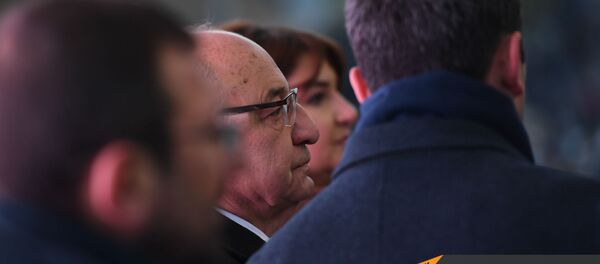 Вазген Манукян на митинге оппозиции с требованием отставки премьер-министра (5 декабря 2020). Еревaн - Sputnik Արմենիա