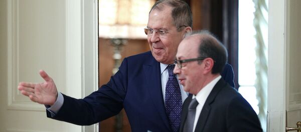 Министры иностранных дел Армении и России Ара Айвазян и Сергей Лавров во время встречи (7 декабря 2020). Москвa - Sputnik Армения