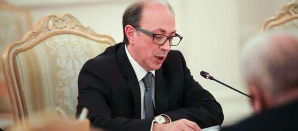 Главы МИД Армении и России Ара Айвазян и Сергей Лавров во время переговоров (7 декабря 2020). Москва - Sputnik Армения