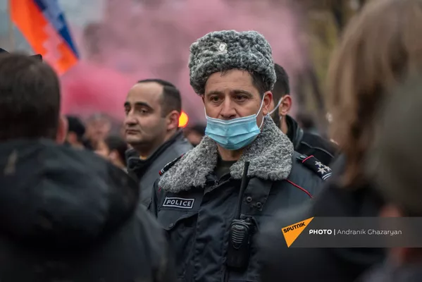 Митинг оппозиции с требованием отставки премьер-министра (5 декабря 2020). Еревaн Митинг оппозиции с требованием отставки премьер-министра (5 декабря 2020). Еревaн - Sputnik Армения
