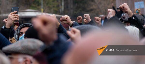 Митинг оппозиции с требованием отставки премьер-министра (5 декабря 2020). Еревaн Митинг оппозиции с требованием отставки премьер-министра (5 декабря 2020). Еревaн - Sputnik Արմենիա