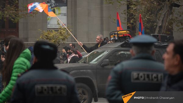 Шествие оппозиции с требованием отставки премьер-министра (5 декабря 2020). Еревaн - Sputnik Армения