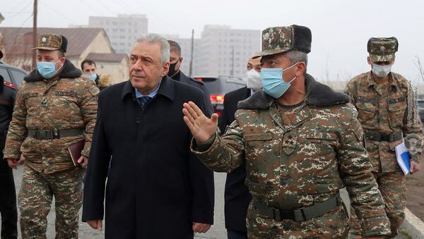 Министр обороны РА Вагаршак Арутюнян посетил одну из воинских частей (10 декабря 2020). - Sputnik Армения