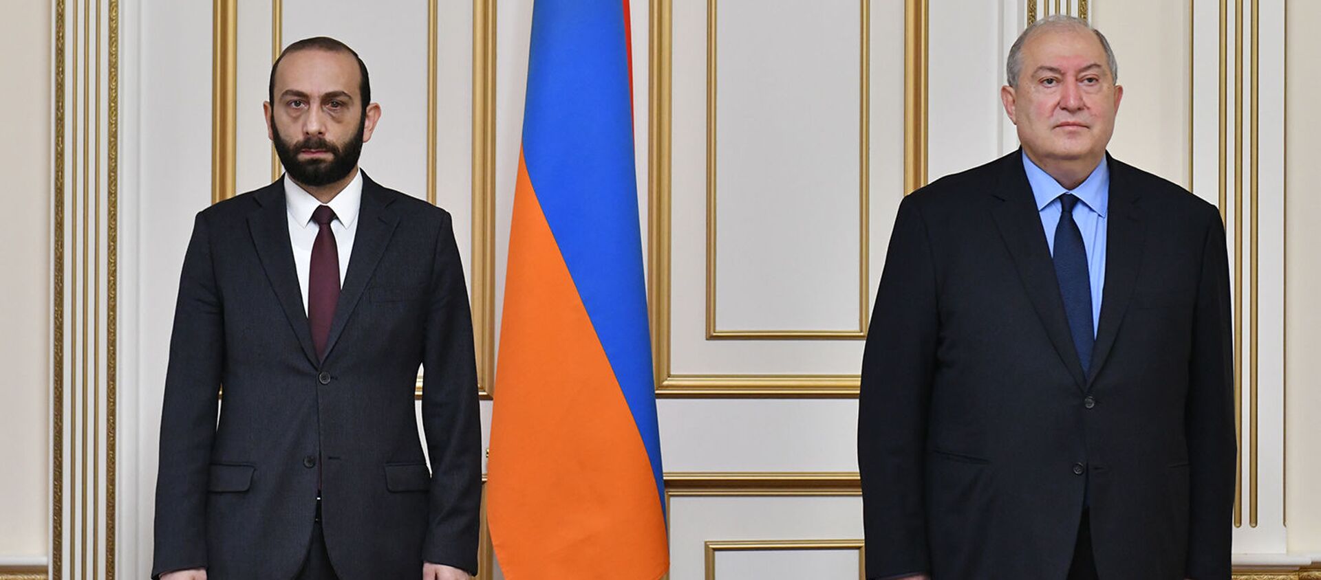 Президент Армен Саркисян со спикером Парламента Араратом Мирзояном - Sputnik Армения, 1920, 26.02.2021