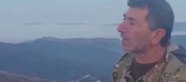 Нагорный Карабах. Защитники Арцаха: добровольцы на одной из позиций обращаются к нашему народу - Sputnik Արմենիա