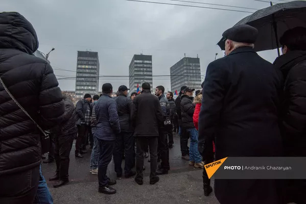 Шествие оппозиции с требованием отставки правительства Армении во главе с премьер-министром (14 декабря 2020). Еревaн Шествие оппозиции с требованием отставки правительства Армении во главе с премьер-министром (14 декабря 2020). Еревaн - Sputnik Армения