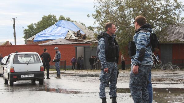 Взрыв у здания РОВД в Сунженском районе Чечни - Sputnik Армения