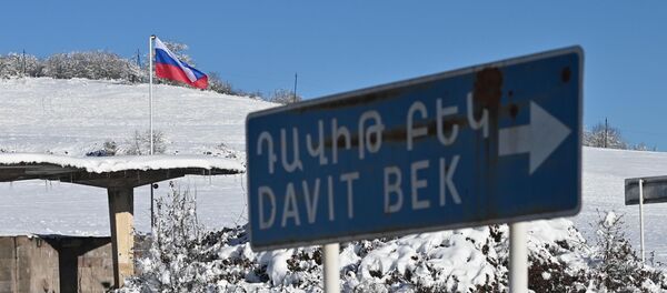 У села Давид-Бек установлен пост российских пограничников (19 декабря 2020).  - Sputnik Արմենիա