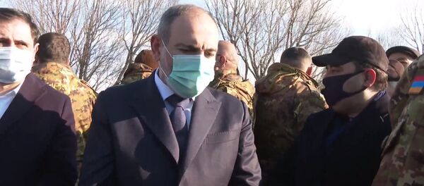 Премье-министр Никол Пашинян в селе Сарнакунк (21 декабря 2020). Сюник - Sputnik Արմենիա