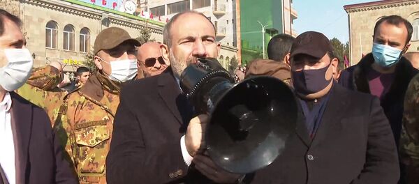 Премьер-министр Никол Пашинян в городе Сисиан (21 декабря 2020). Сюник - Sputnik Армения