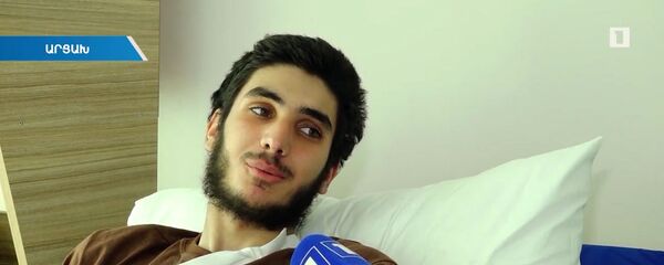 Давид Саакян - один из шестерых призывников, пропавших без вести более 70 суток, во время интервью общественному каналу Армении (21 декабря 2020). Карабах - Sputnik Արմենիա