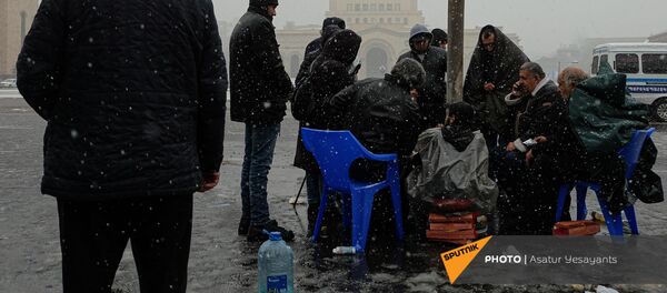Протестующие на площади Республики в Ереване (23 декабря 2020). Еревaн Протестующие на площади Республики в Ереване (23 декабря 2020). Еревaн - Sputnik Արմենիա