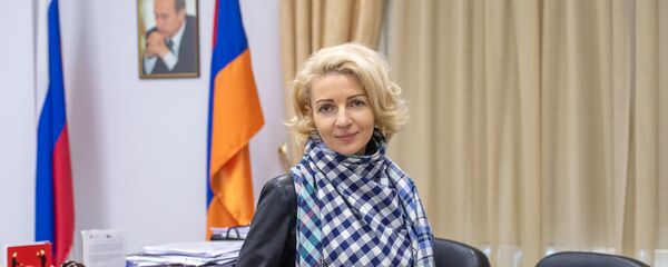 Торговый представитель Российской Федерации в Армении Анна Донченко Торговый представитель Российской Федерации в Армении Анна Донченко - Sputnik Армения