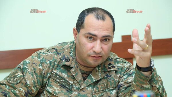 Командующий 5-м армейским корпусом ВС Армении Смбат Григорян - Sputnik Армения