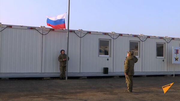 Специалисты МТО возвели два блочно-модульных городка для российских миротворцев в Нагорном Карабахе - Sputnik Արմենիա