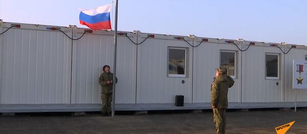 Специалисты МТО возвели два блочно-модульных городка для российских миротворцев в Нагорном Карабахе - Sputnik Արմենիա