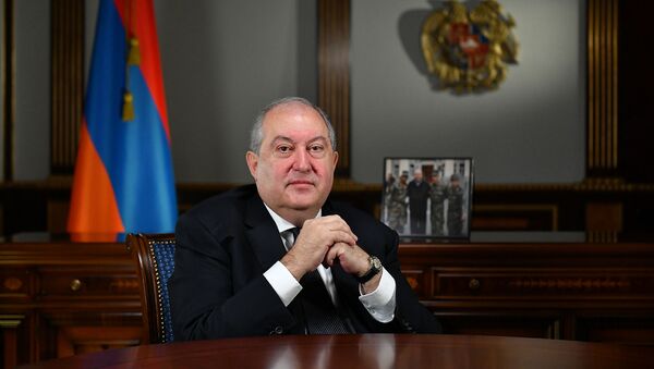 Новогоднее поздравление президента Армена Саркисяна - Sputnik Армения