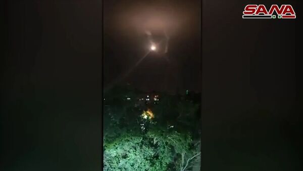 Отражение ракетного удара Израиля по Дамаску - Sputnik Армения