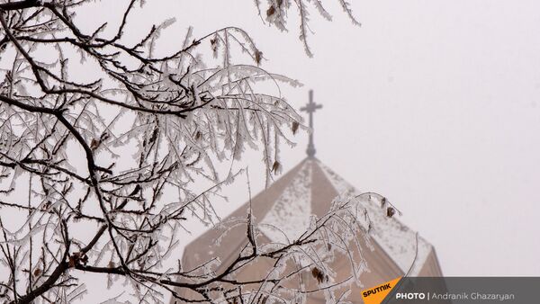 Սուրբ Գրիգոր Լուսավորիչ եկեղեցինձմռանը. արխիվային լուսանկար - Sputnik Արմենիա