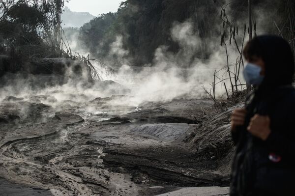 Последствия извержения вулкана Семеру на острове Ява, Индонезия - Sputnik Армения