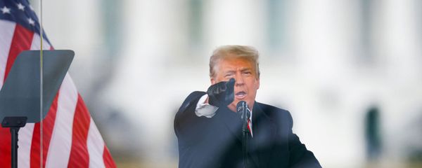 Президент США Дональд Трамп на митинге против утверждения Конгрессом США результатов выборов 2020 года (6 января 2021). Вашингтон - Sputnik Армения