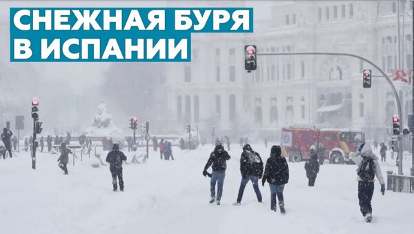 «Красный» уровень опасности: в Испании бушует самая сильная за полвека снежная буря - Sputnik Армения