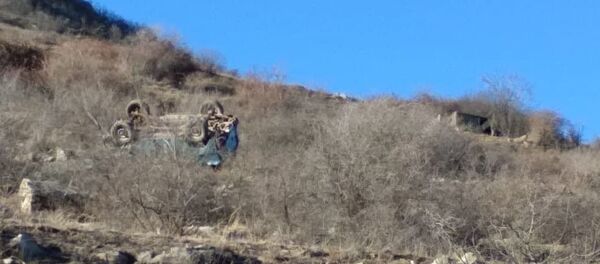 ДТП на участке трассы Ереван-Мегри (11 января 2021). - Sputnik Армения