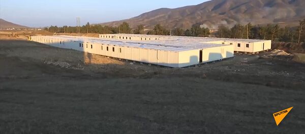 Для российских миротворцев в Нагорном Карабахе создается уникальная инфраструктура Для российских миротворцев в Нагорном Карабахе создается уникальная инфраструктура - Sputnik Армения