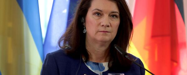 Министр иностранных дел Швеции Анн Линде на совместной пресс-конференции с главой МИД Германии (25 февраля 2020). Берлин - Sputnik Արմենիա