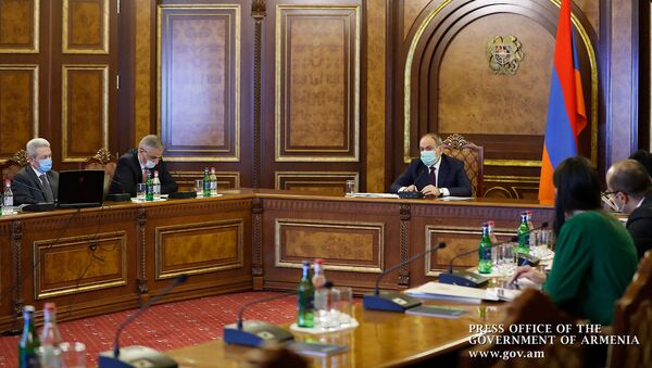 Совещание во главе с премьер-министром Николом Пашиняном по макроэкономическим вопросам (15 января 2021). Еревaн - Sputnik Արմենիա