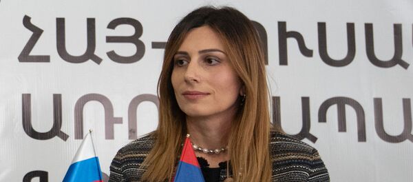 Заместитель министра здравоохранения Армении Анаит Аванесян на армяно-российском форуме по здравоохранению (21 октября 2019). Еревaн - Sputnik Армения