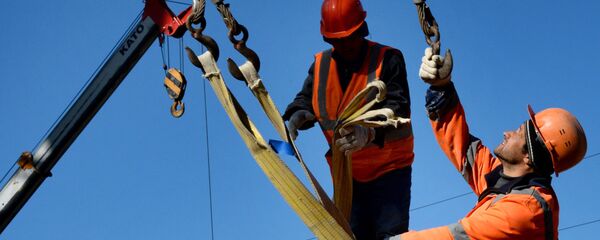 Рабочие во Владивостоке Рабочие во Владивостоке - Sputnik Армения